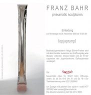 Franz Bahr pneumatic sculptures 