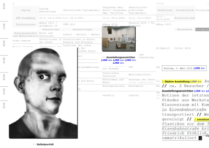 Aufzeichnungen eines Kunststudenten.
