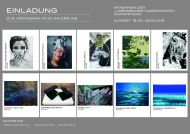 Vernissage 14.07.2017 in der Galerie G18 ab 18 Uhr