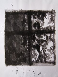 Aus dem Atelierfenster im Herbst, Anita Voigt