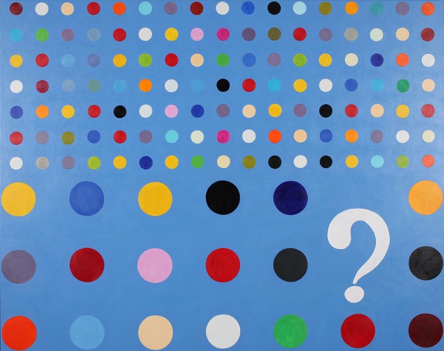 QUESTION MARK BLUE, Albert Weber