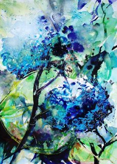 Blaue Hortensien, Carmen Kroese