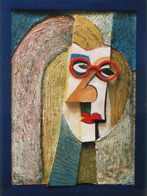 Frau mit Brille, Harald Reinecke