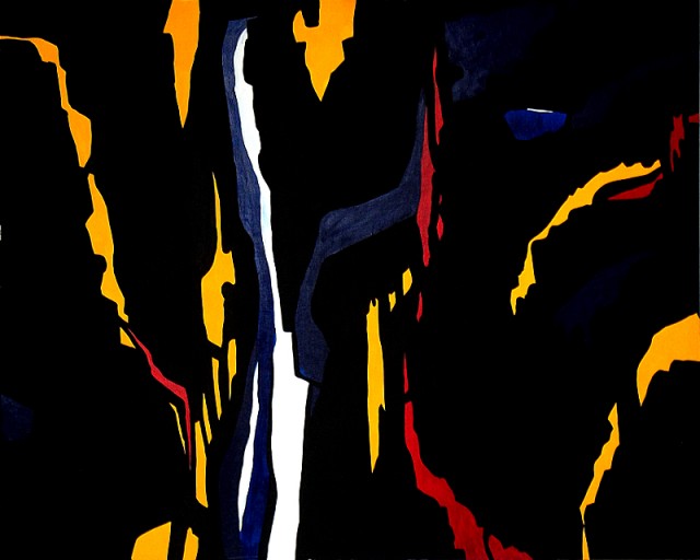 Dark Temptation 2 (Hommage  Clyfford Still), Michael Schmidt