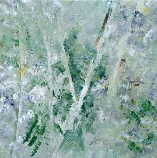 Grasbild grün, Sigrid Braun-Umbach