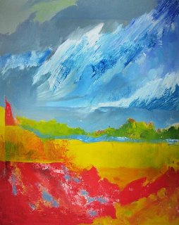 Abstrakte Landschaft, Maria Arkadieff-Piontek