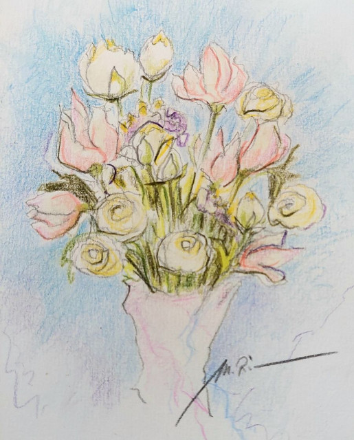 Frühlingssträußchen, Monika Riemenschneider