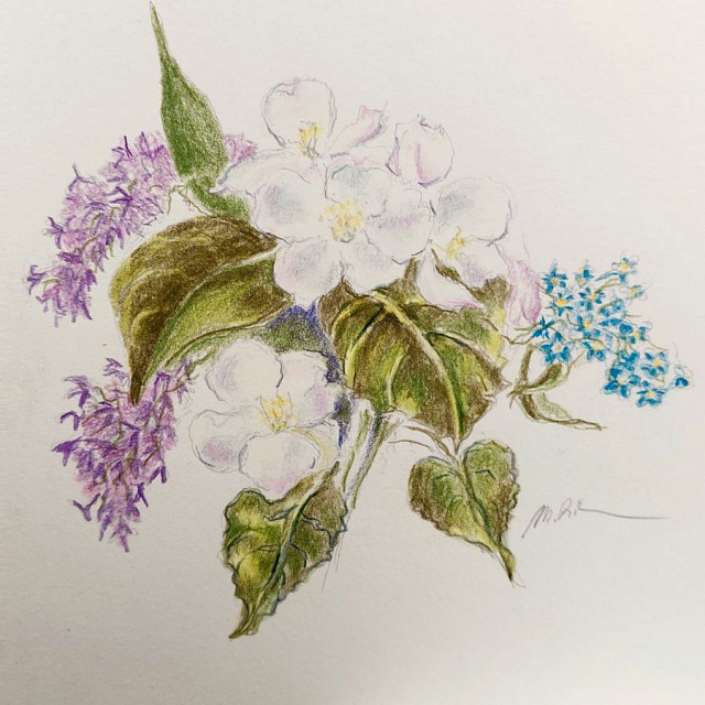 Frühlingsstrauß, Monika Riemenschneider