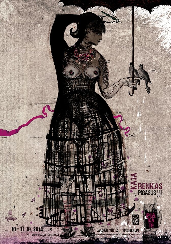 Ausstellung  KAJA RENKAS – PLAKATKUNST