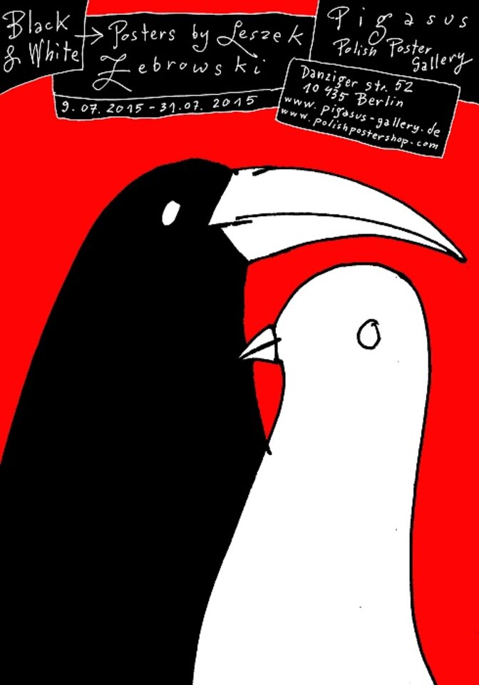 BLACK & WHITE – POSTERS BY LESZEK ZEBROWSKI PLAKATKUNST
