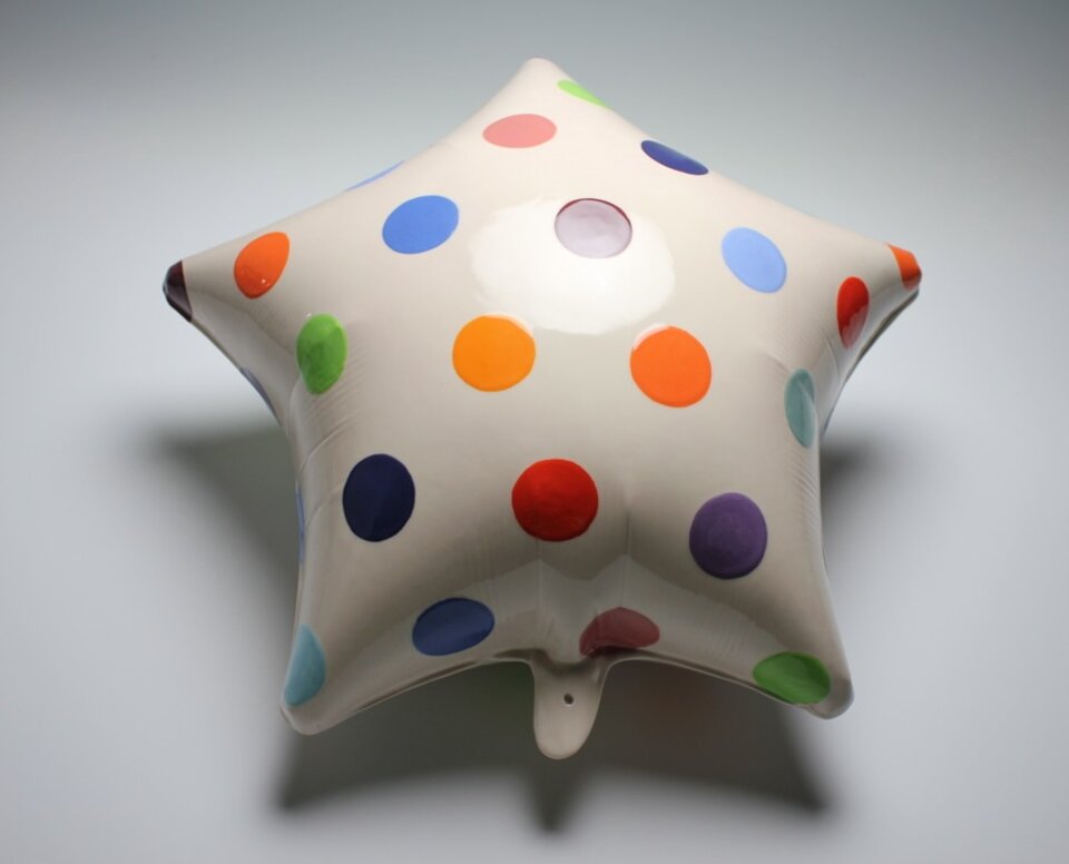 Echoes of Light in Galaxies Nina Jun’s Ceramic Balloons at Art Hamptons 2014