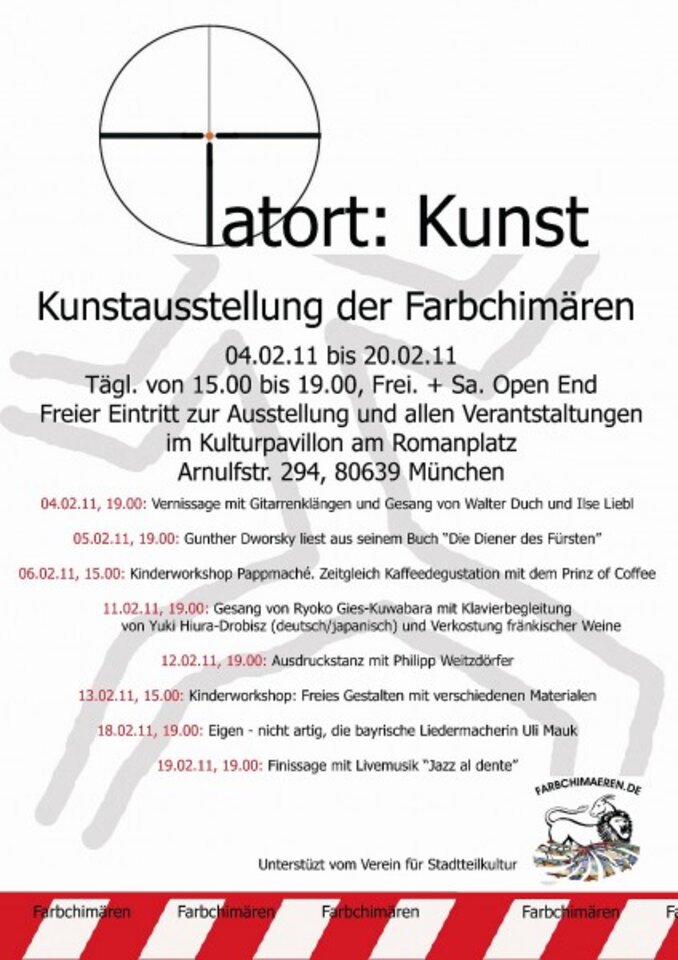 München: Tatort Kunst - Ausstellung der Farbchimären