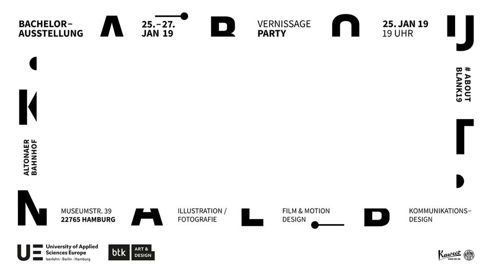 ABOUT:BLANK –  Bachelorausstellung in Hamburg
