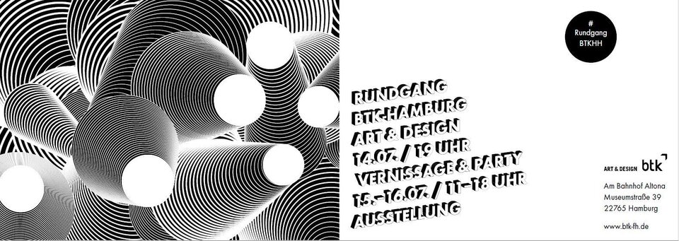Rundgang am UE-Campus Hamburg BTK Art & Design
