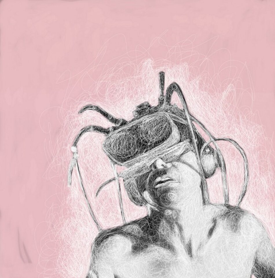 bodyh a m m e r, Digitalkunst auf Papier, Alexandra Bolzer