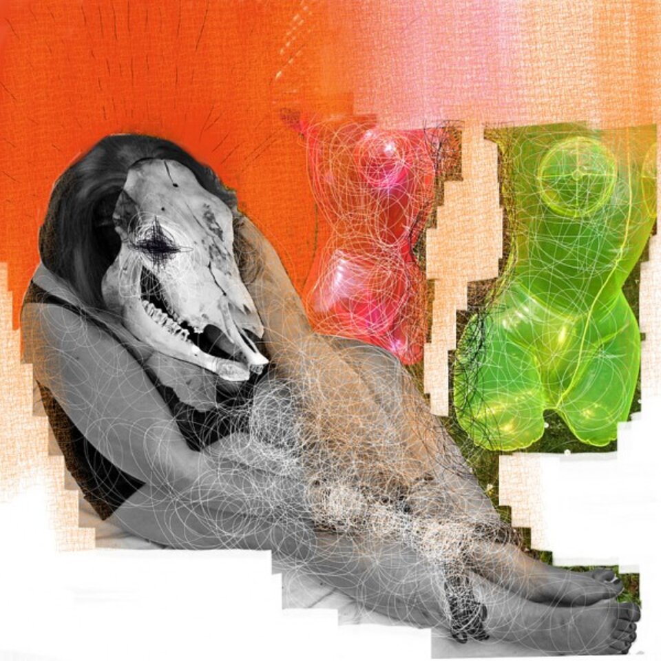 h u n g e r , Digitalkunst auf Papier, Alexandra Bolzer