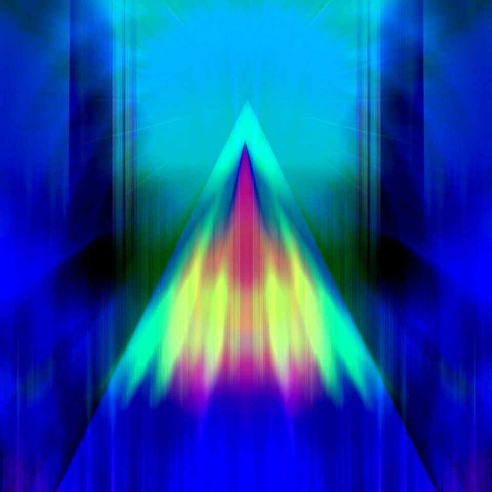 Zyklus Spirituelles 31133, Digitalkunst auf Karton, José S. Ocón