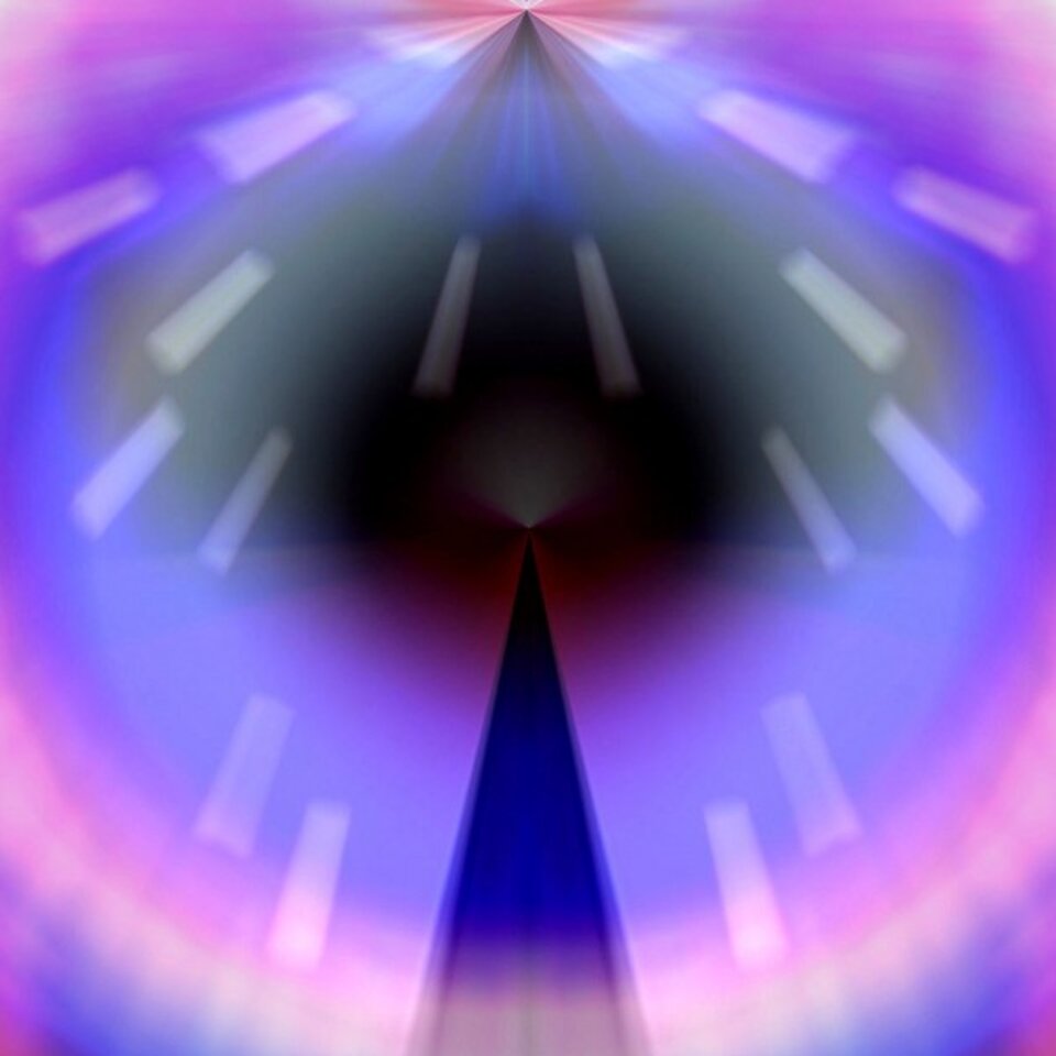 Zyklus Spirituelles 30736, Digitalkunst auf Karton, José S. Ocón
