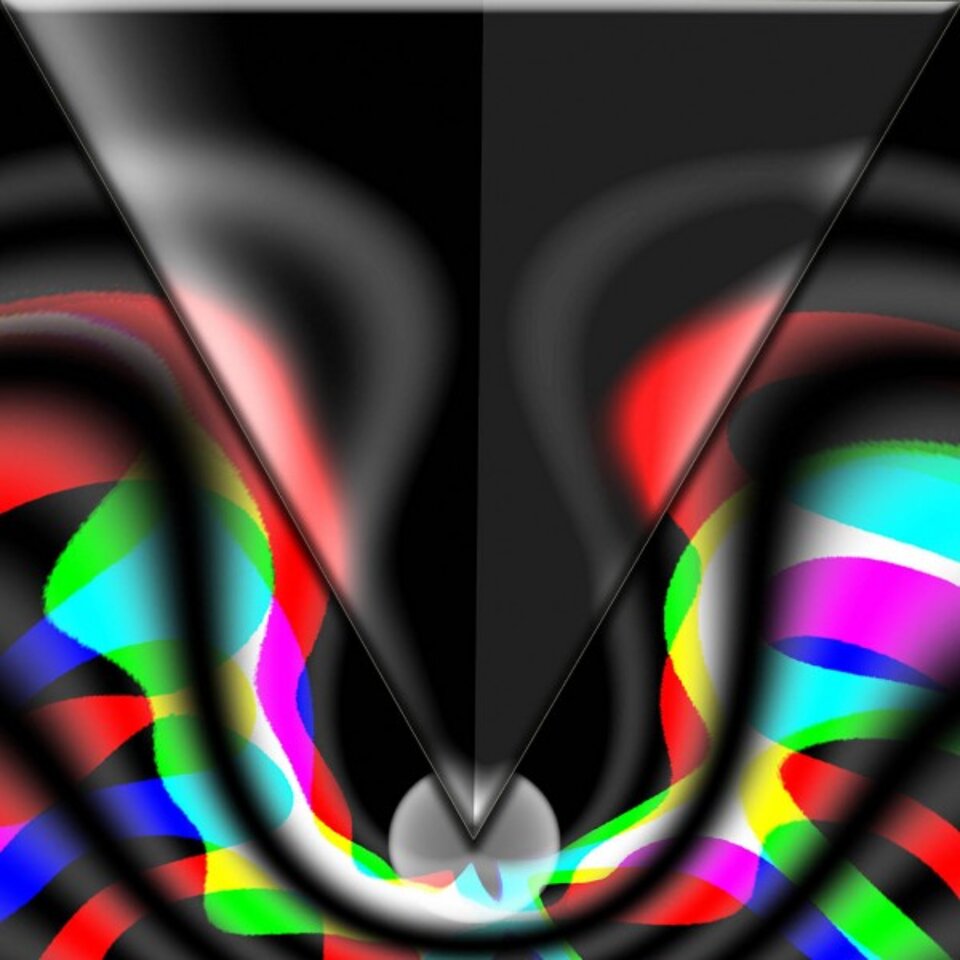 Fensterbild-Mosaik 29915, Digitalkunst auf Karton, José S. Ocón