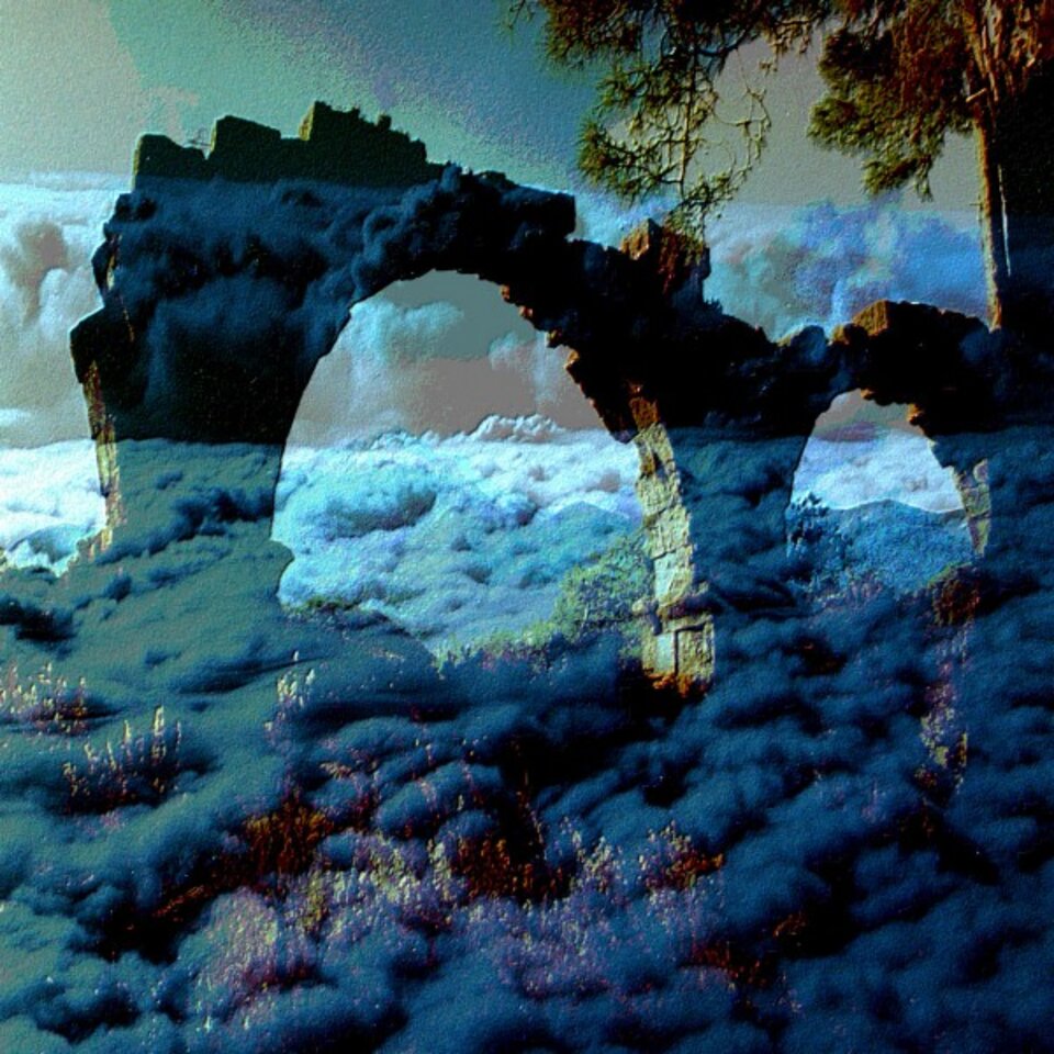 Zyklus Zeugen der Vergangenheit 32477, Digitalkunst auf Papier, José S. Ocón