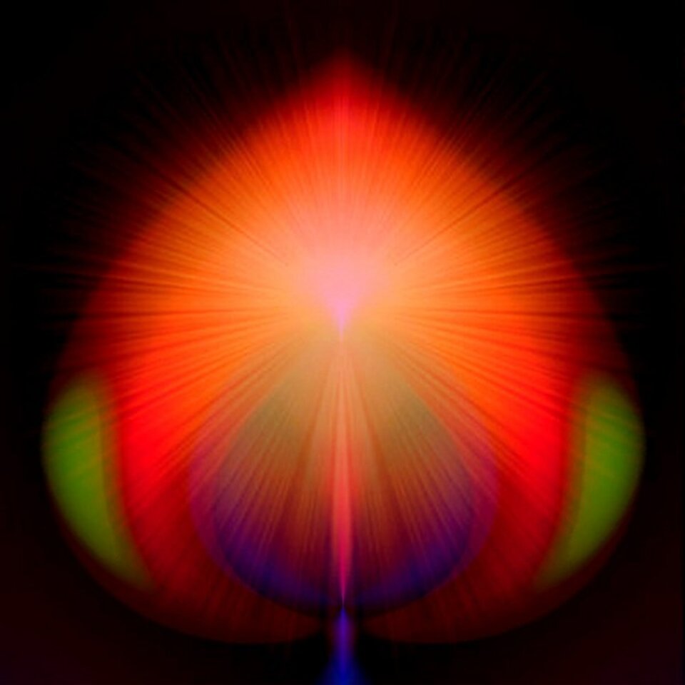 Zyklus Spirituelles 32791, Digitalkunst auf Karton, José S. Ocón