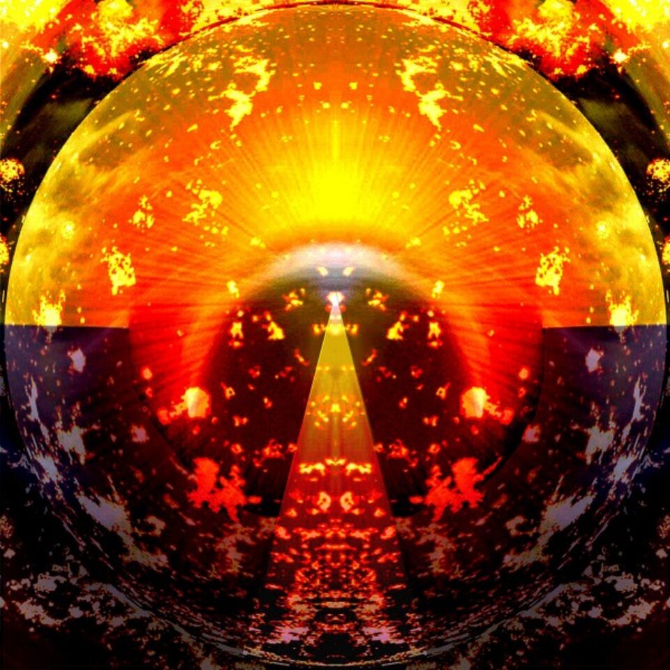 Zyklus Spirituelles 32766, Digitalkunst auf Karton, José S. Ocón