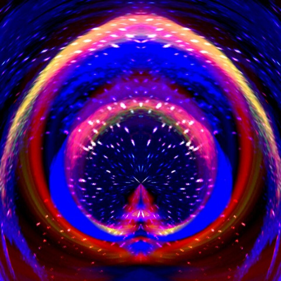 Zyklus Spirituelles 32760, Digitalkunst auf Karton, José S. Ocón