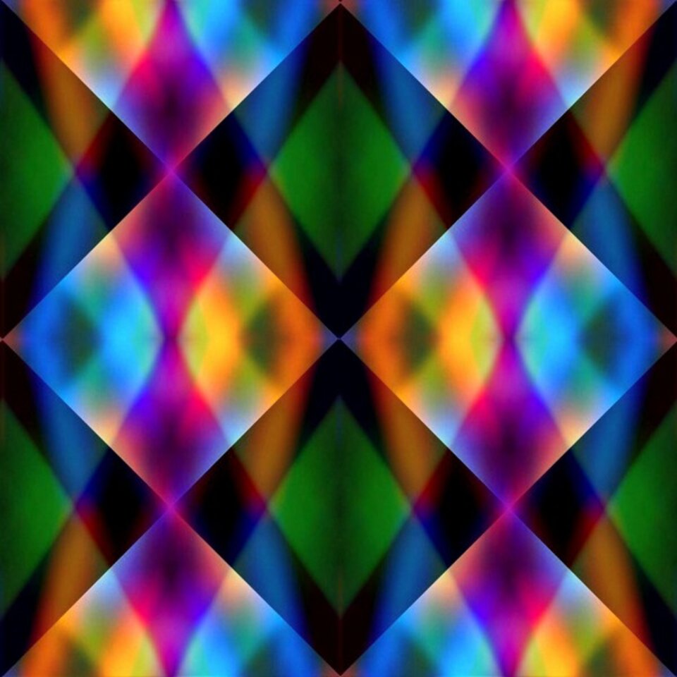 Fensterbild-Mosaik  31447, Digitalkunst auf Karton, José S. Ocón