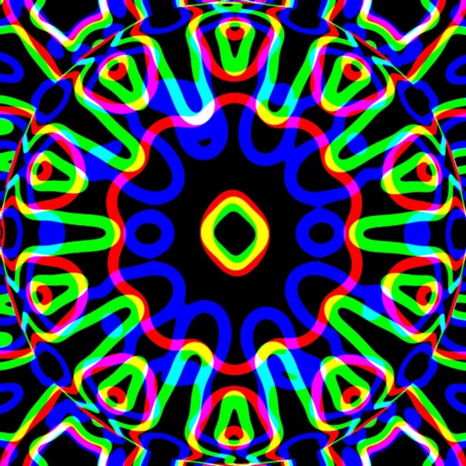 Fensterbild-Mosaik 31629, Digitalkunst auf Karton, José S. Ocón