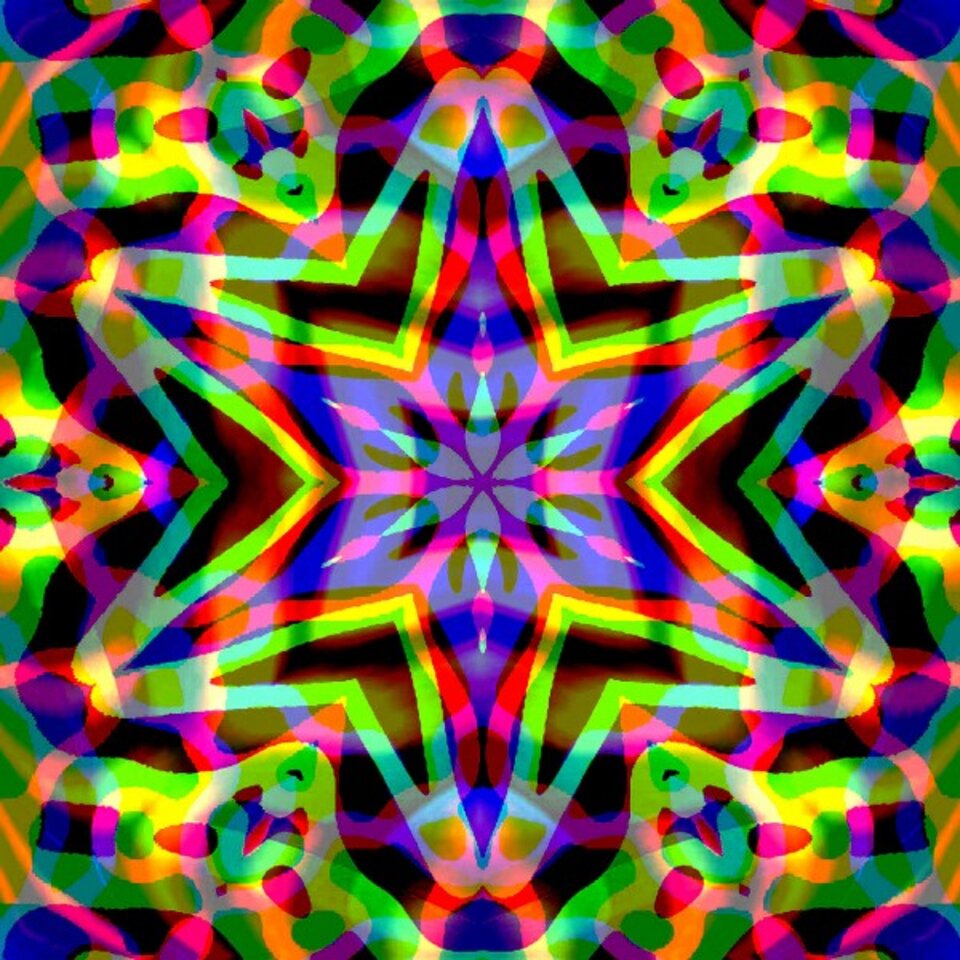 Fensterbild-Mosaik 31815, Digitalkunst auf Karton, José S. Ocón