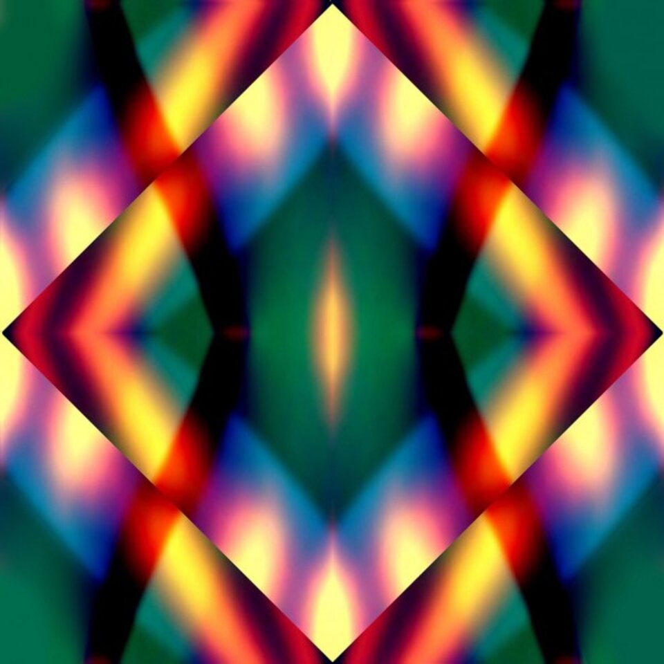 Fensterbild-Mosaik 31330, Digitalkunst auf Karton, José S. Ocón