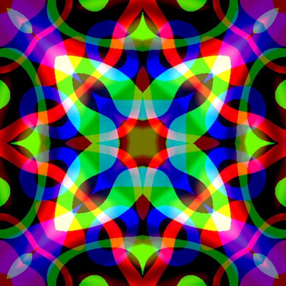 Fensterbild-Mosaik 31817, Digitalkunst auf Karton, José S. Ocón