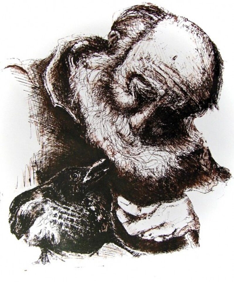 Noah, Druck auf Papier, Sven Wangemann