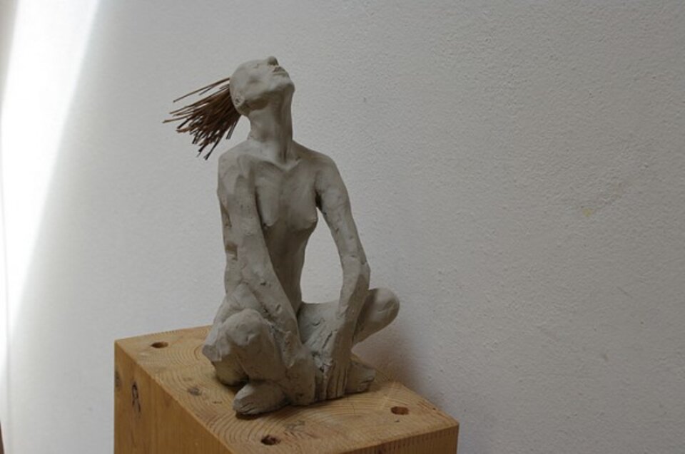 Schmerz, Ton / Rispen aus Ton, Anita Voigt