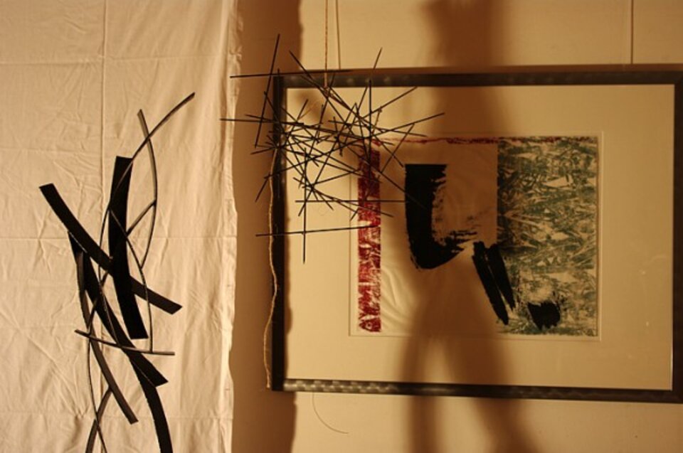 im Atelier, Stahl , Anita Voigt