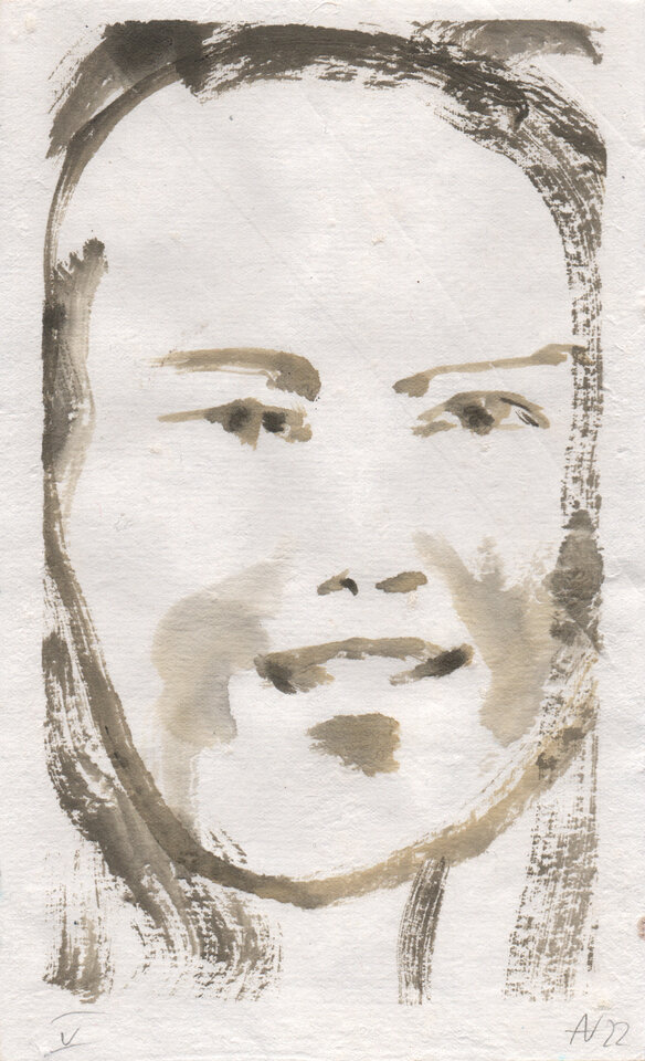 Kopf Mädchen V, Anita Voigt
