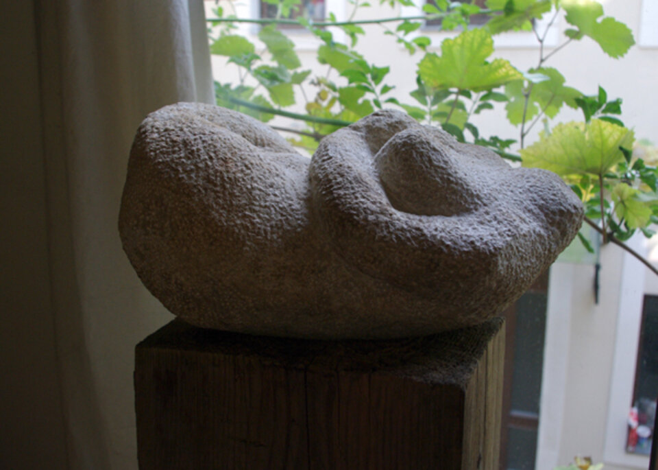 Reife Frucht  2, Sandstein , Anita Voigt