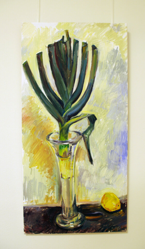Porree im Glas, Anita Voigt