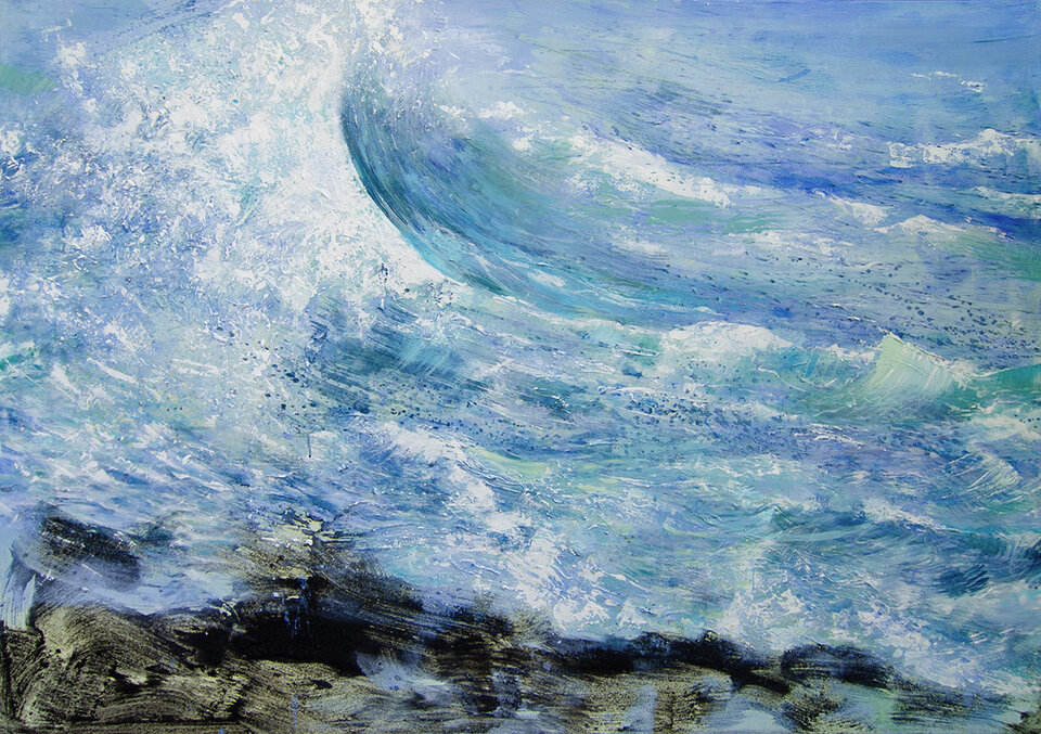 Wellen VIII / Brandung, Anita Voigt