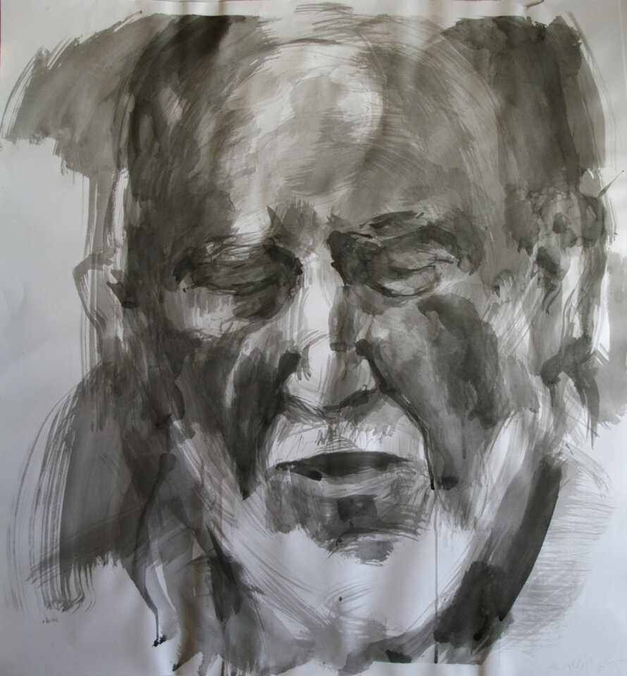 Vater, Tusche , Anita Voigt