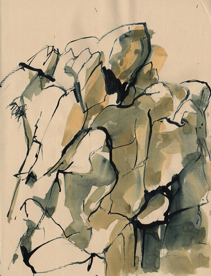 Klippen / bretonische Küste, Anita Voigt