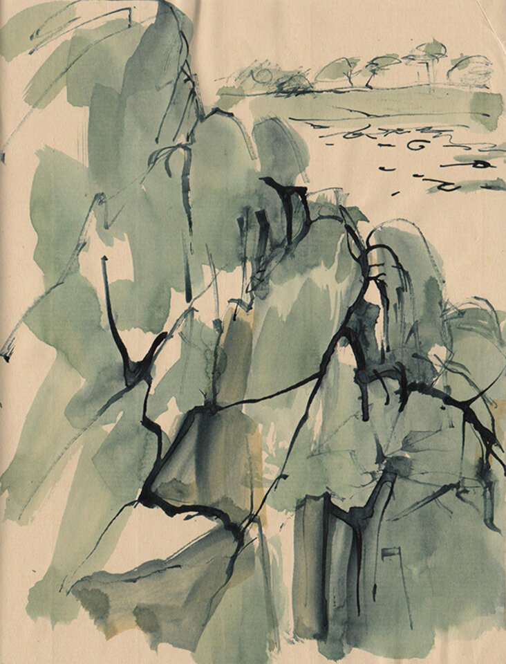 Klippen / bretonische Küste, Anita Voigt