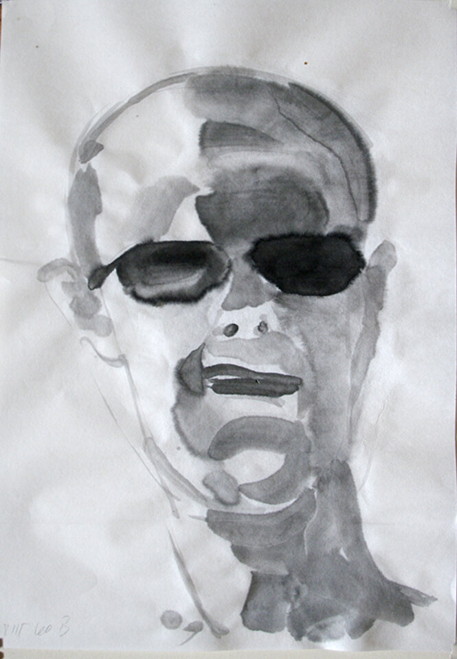 L.B. mit Sonnenbrille, Anita Voigt