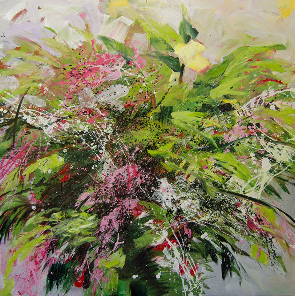 Spring, Öl auf Leinwand, Anita Voigt