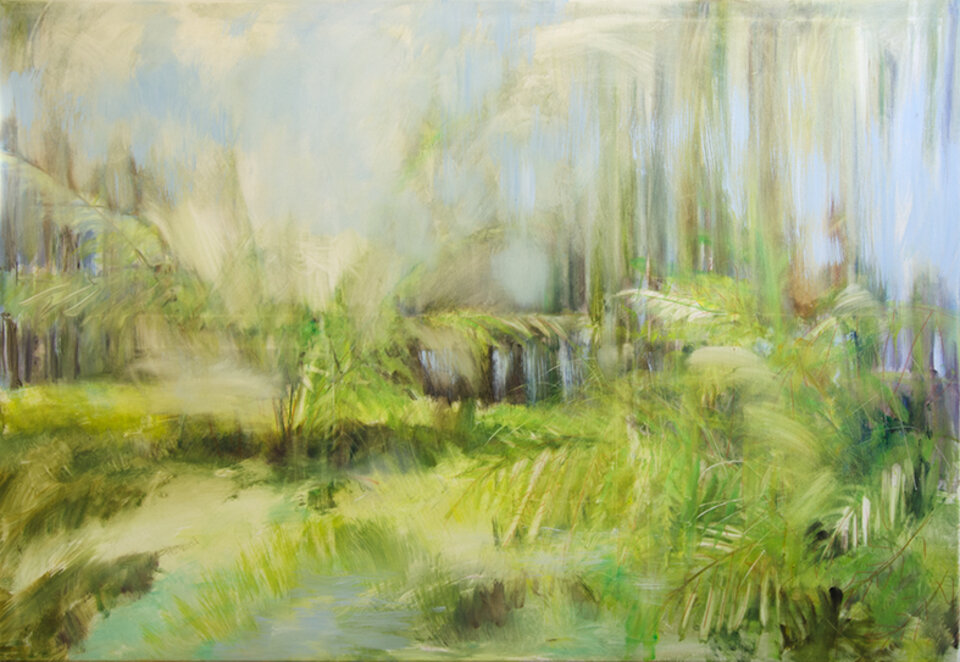 Farn, Öl auf Leinwand, Anita Voigt
