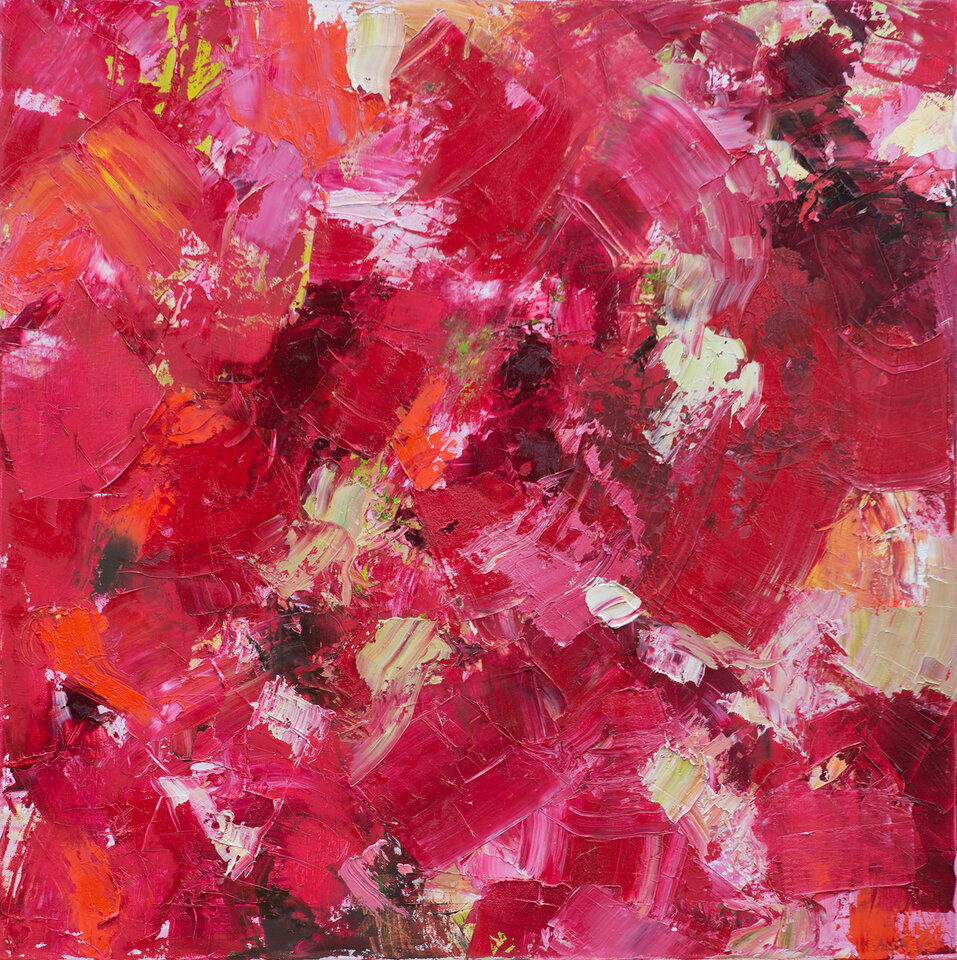 Mohn II, Öl auf Leinwand, Anita Voigt