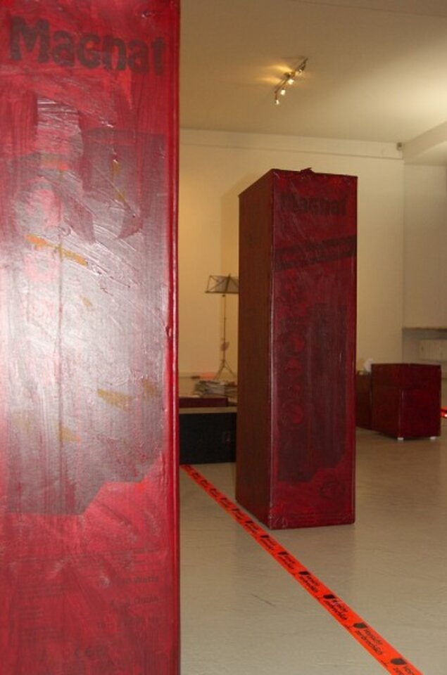 Krapplack, Skulptur , Rainer Apfelbaum