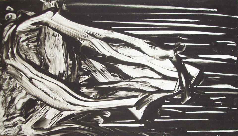 N13, Mischtechnik auf Glas, Susanne Ziegler