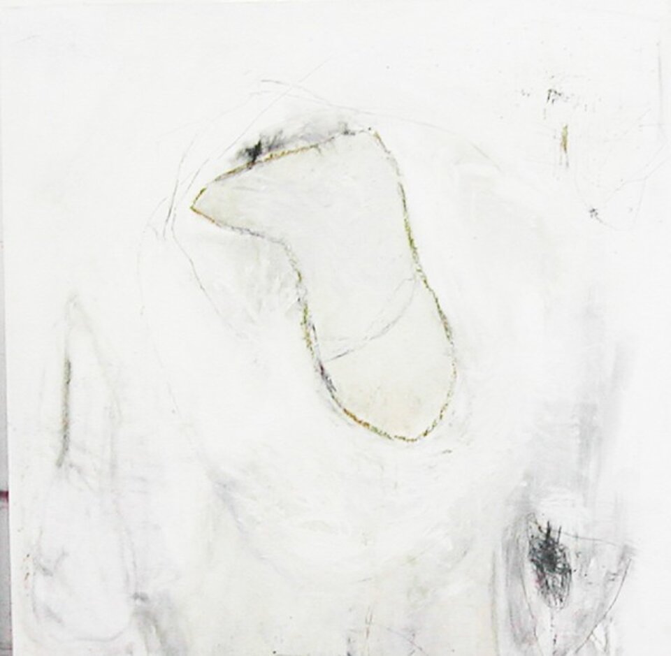 fast nichts II, Mischtechnik auf Holz, Susanne Ziegler