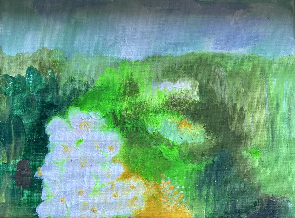 Mageriten 2, Acryl auf Leinwand, Susanne Ziegler
